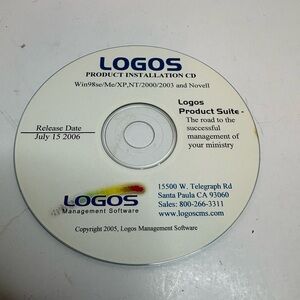 LOGO by Lori Goldstein Installation CD - White with Blue Logo